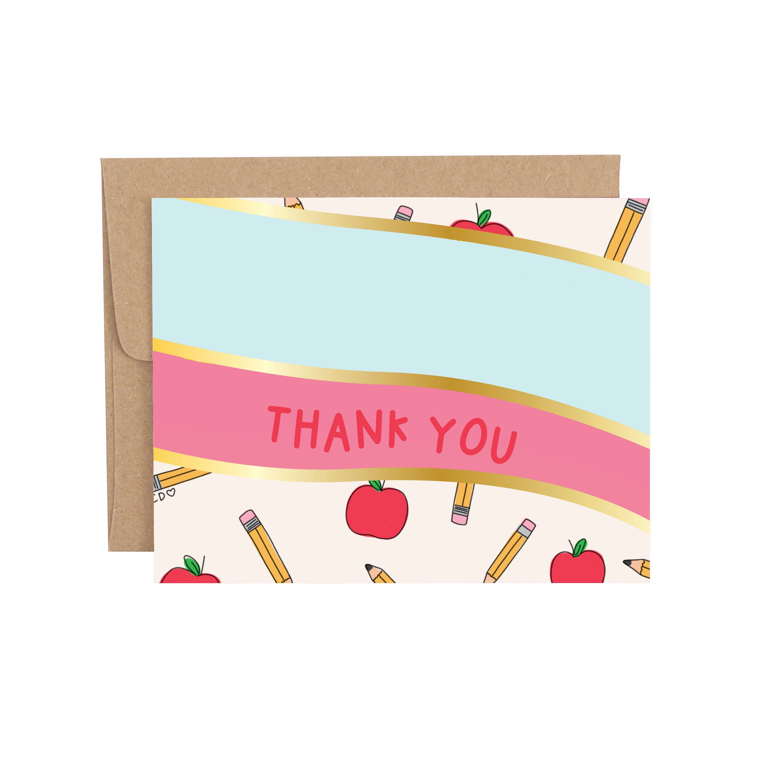 Callie Danielle - Thank You Teacher Wave Greeting Card